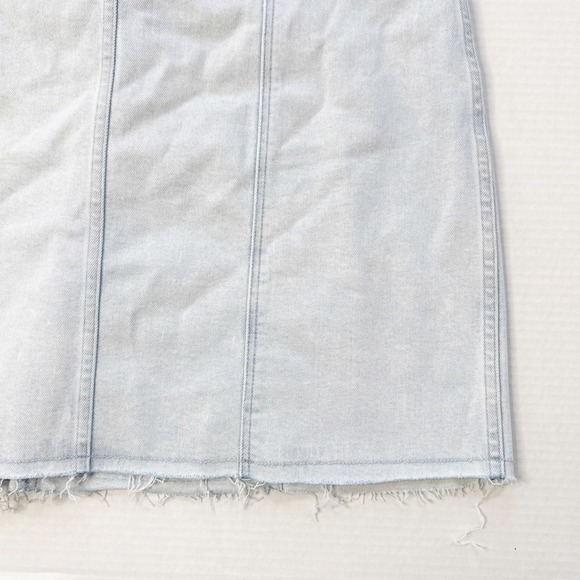 GOOD‎ AMERICAN Denim Tube Dress Size XL Strapless Mini Light Wash - Picture 8 of 12